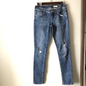 H&M Destroyed Denim Jeans - Long Length